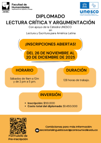 Diplomado en Lectura Cr&iacute;tica y Argumentaci&oacute;n